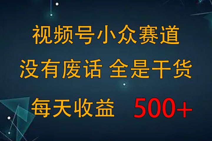 2024视频号新手攻略，今日话题赛道带你日赚300+网创吧-网创项目资源站-副业项目-创业项目-搞钱项目网创吧
