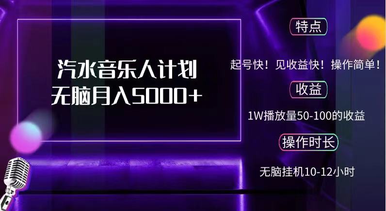 图片[1]网创吧-网创项目资源站-副业项目-创业项目-搞钱项目抖音汽水音乐人计划无脑月入5000+网创吧-网创项目资源站-副业项目-创业项目-搞钱项目网创吧